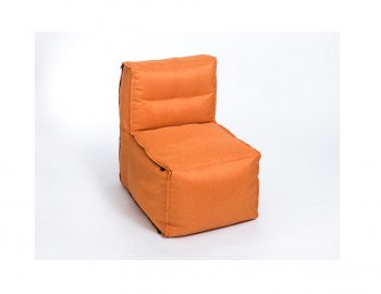 Модульное кресло Комфорт Колор прямое оранжевое в Добрянке - dobryanka.mebel-74.com | фото