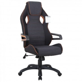 Кресло компьютерное BRABIX Techno Pro GM-003 (ткань черное/серое, вставки оранжевые) 531813 в Добрянке - dobryanka.mebel-74.com | фото