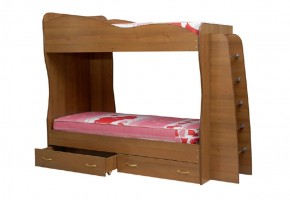 Кровать детская 2-х ярусная Юниор-1 (800*2000) ЛДСП в Добрянке - dobryanka.mebel-74.com | фото