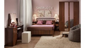 Спальня Шерлок орех орех шоколадный в Добрянке - dobryanka.mebel-74.com | фото